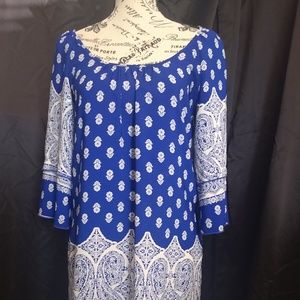Glam Casual  blue Dress Size S